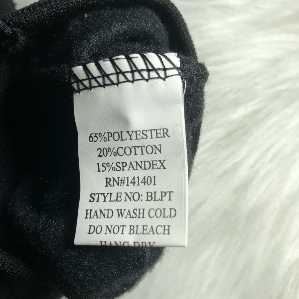 Fleece lined leggings Black - Picture 4 of 4